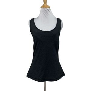 Pure NRG Athletics Tank Top Womens L Large Grey Built In Shelf Bra Padded Yoga